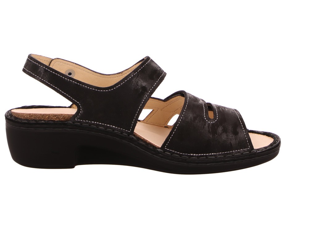 FINN COMFORT Komfort Sandalen schwarz Aversa