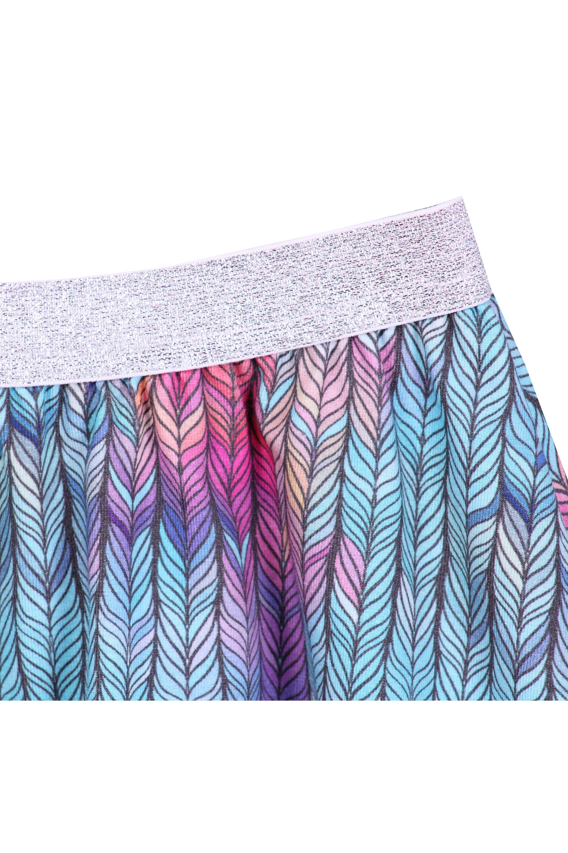 coolismo Jerseyrock Mädchen Rock Fantasie-Print