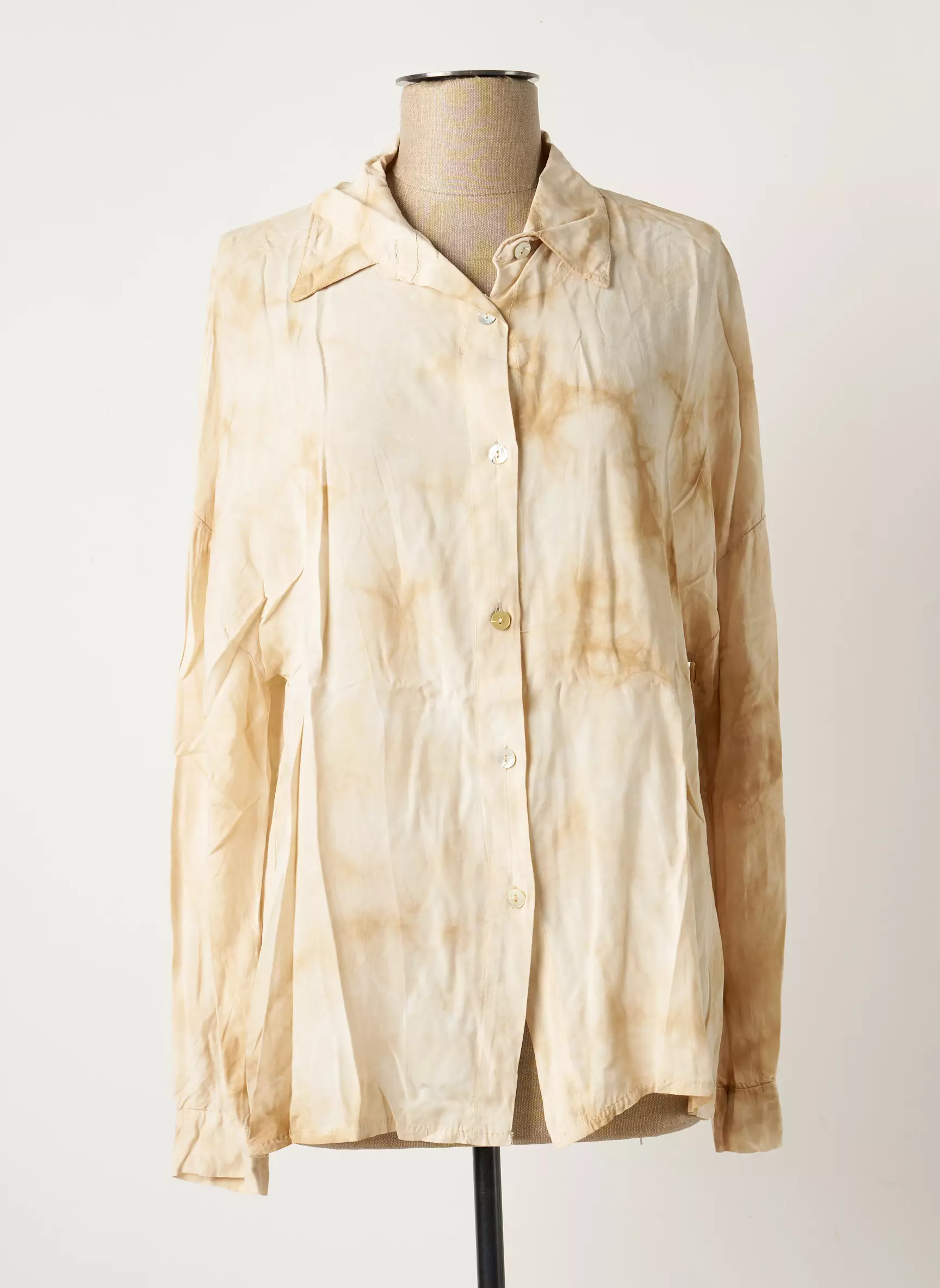 Adilynn Chemisiers Femme couleur beige