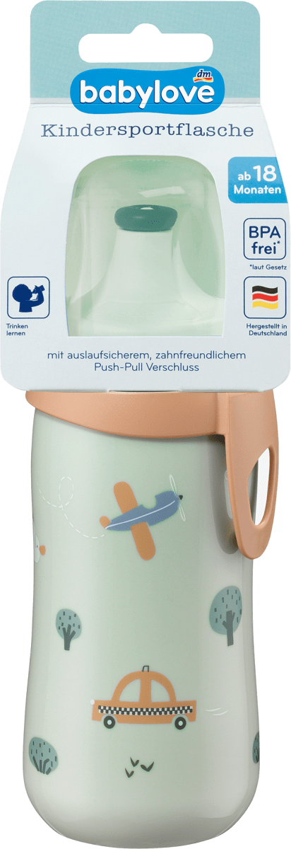 Trinkflasche Kinder grün , 330 ml, 1 St