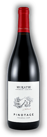 Muratie, Boundary Road, Pinotage, 2021, Stellenbosch  Muratie, Boundary Road, Pinotage, 2021, Stellenbosch  Der Klassiker aus Stellenbosch. Jahrgang 2021 - 0,75	 Liter - Vol 14,5%
