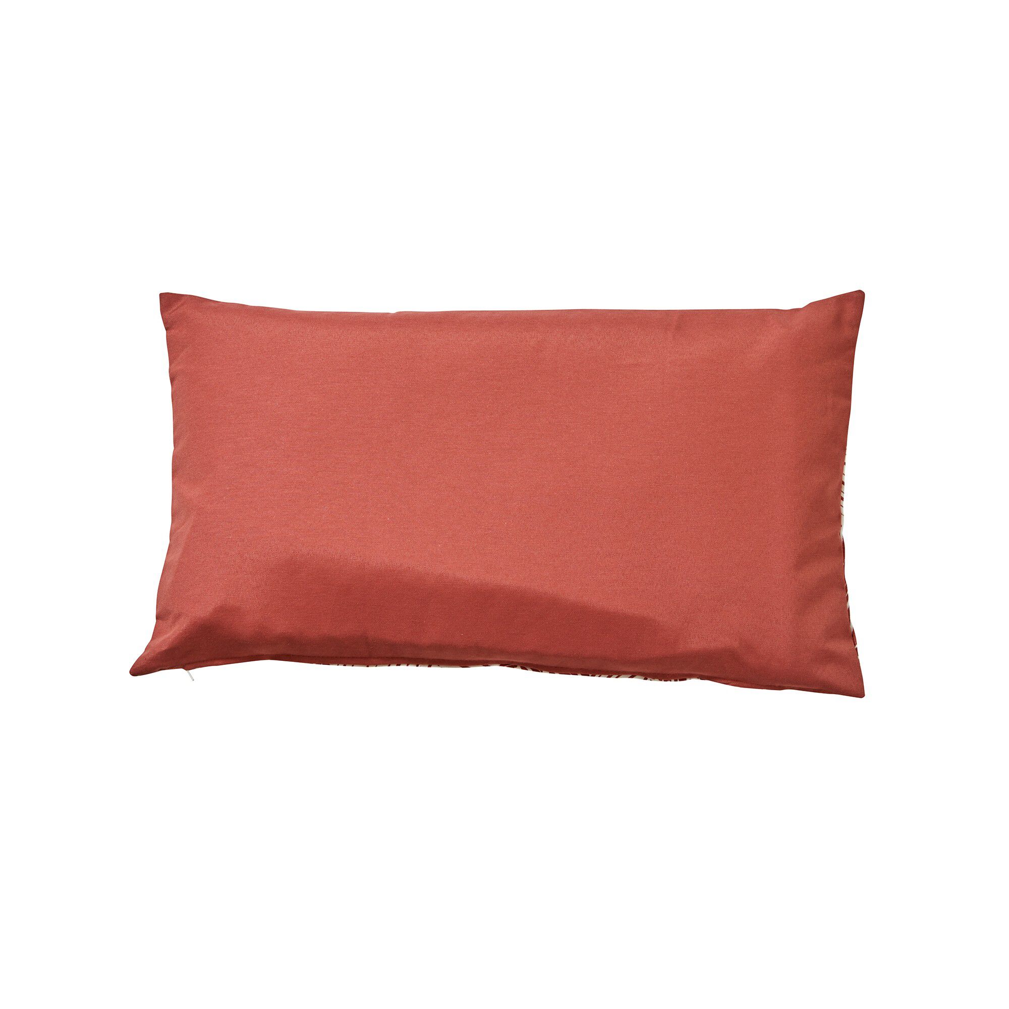Housse de coussin carrée imprimé feuillage