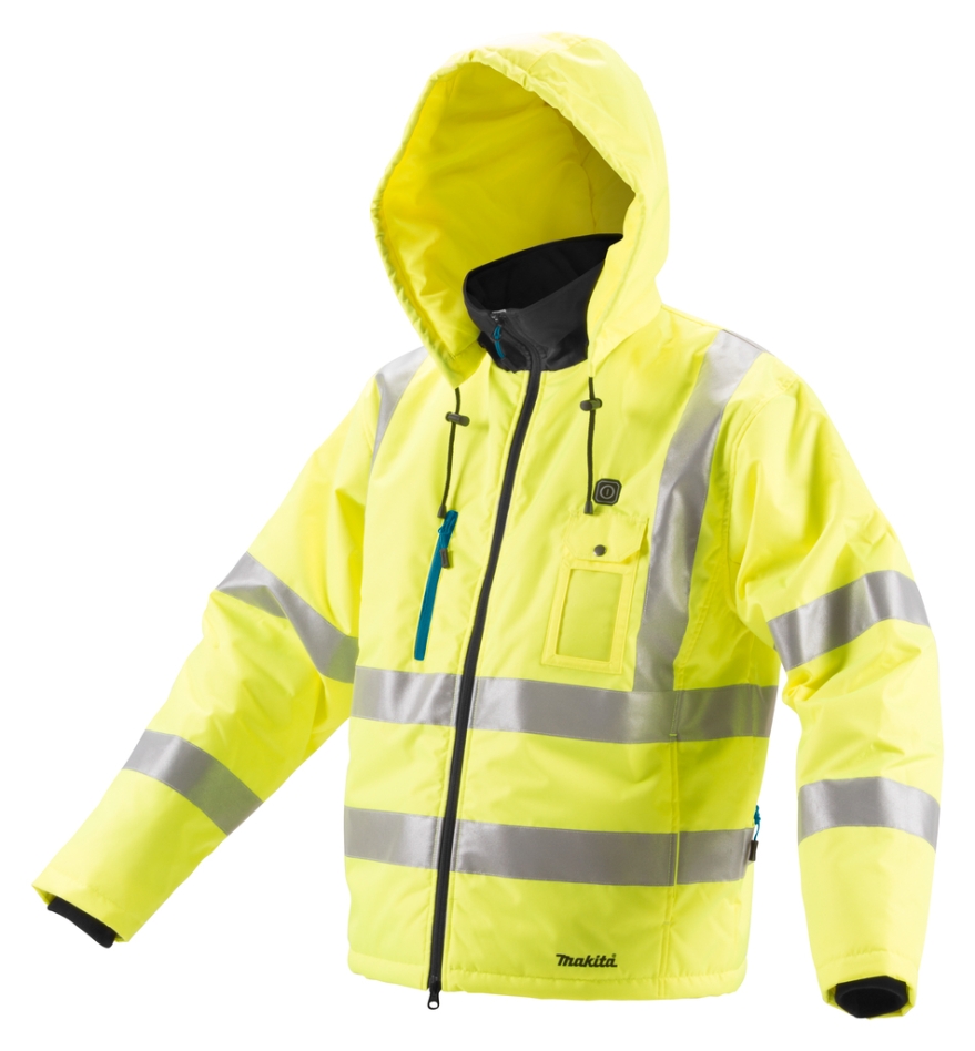 Vestă de siguranță încălzită Makita DCJ206Z2XL 2XL 14.4-18 V fără baterie și încărcător