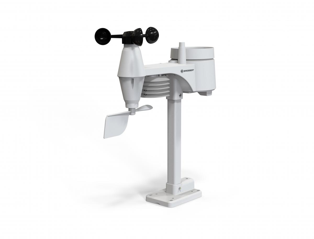 Bresser WLAN Farb-Wetter Center mit 5-in-1 Profi-Sensor V