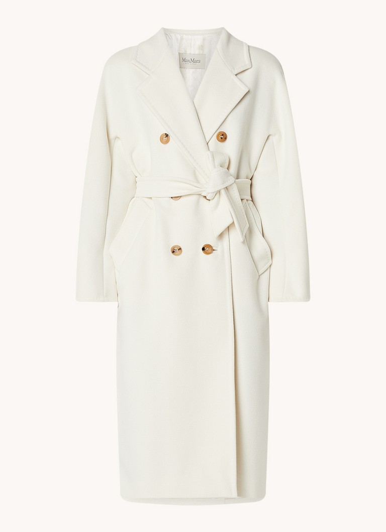 Palton MaxMara Icon 101801 cu două rânduri de nasturi și un aspect de cașmir.