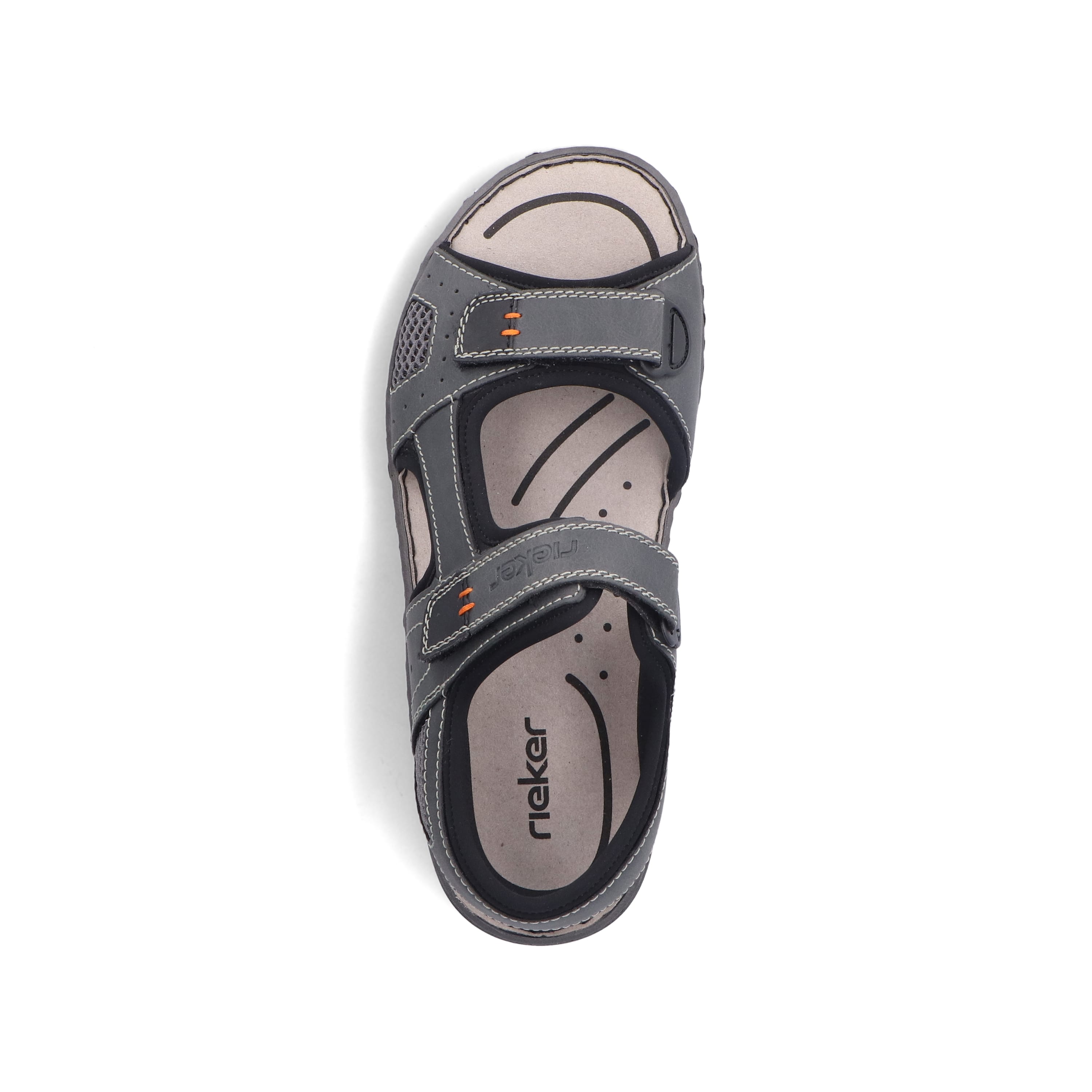 Rieker Herren Trekkingsandalen dunkelgrau