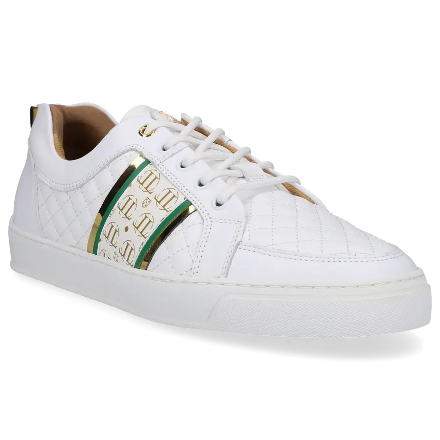 Leandro Lopes - Sneaker low LL092 Kalbsleder - weiß