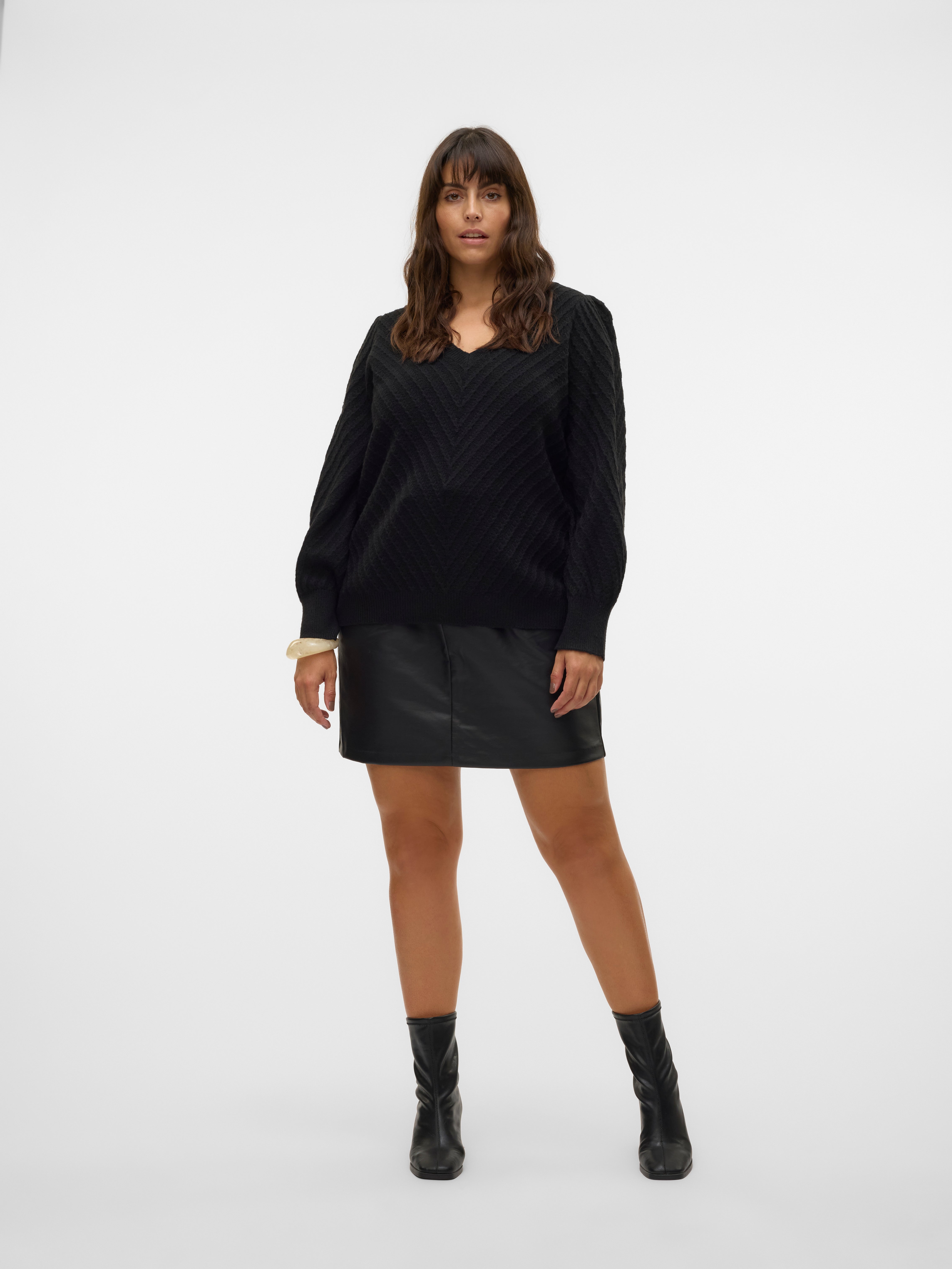 VMEVA Hohe Taille Kurzer Rock