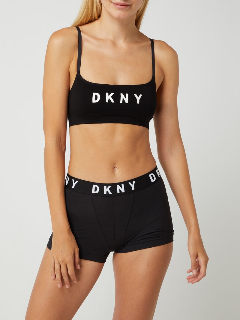 Bustier aus Lyocellmischung in schwarz