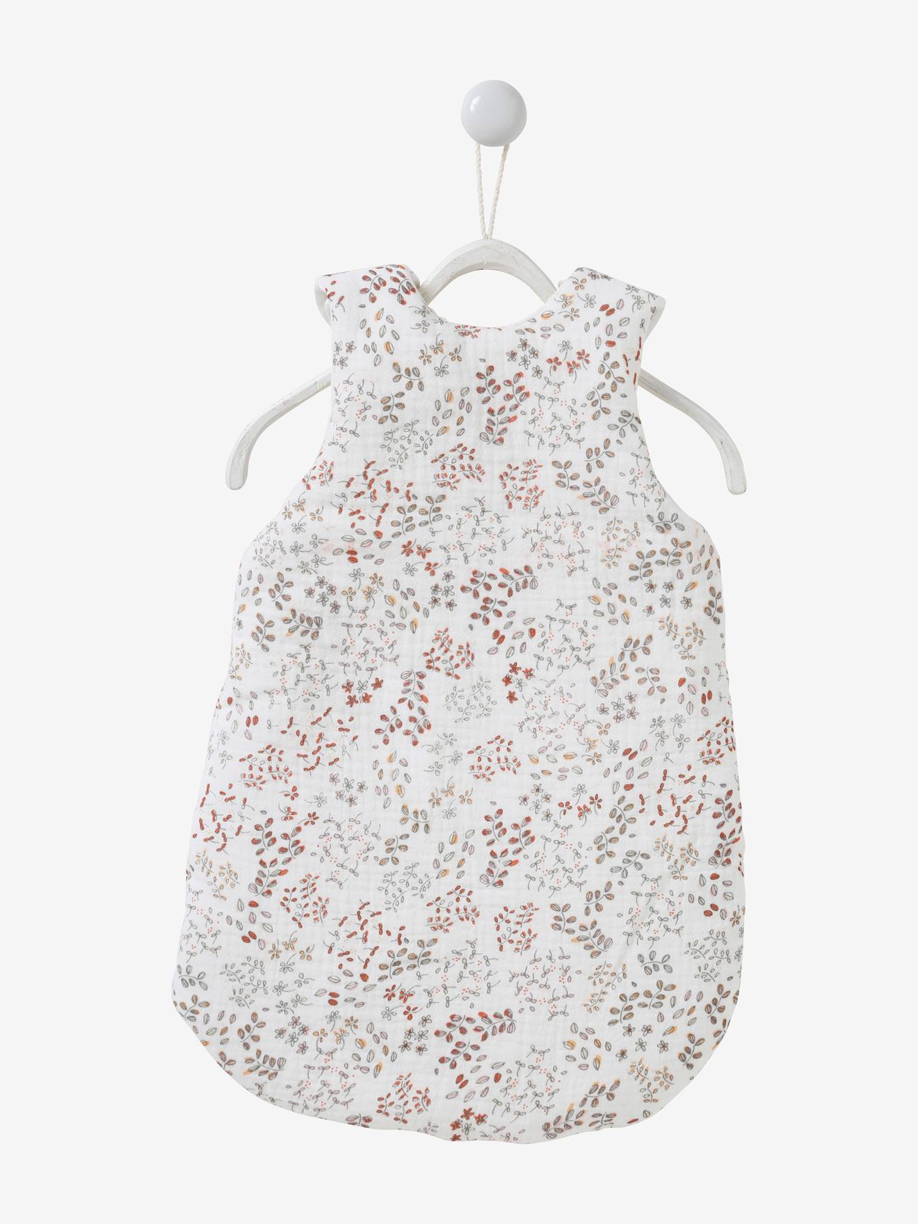 Gigoteuse poupon en gaze de coton Flora multicolore