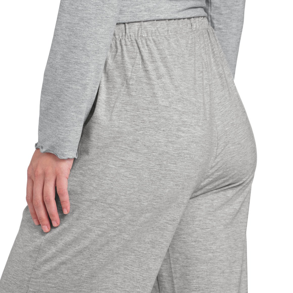 Damen Loungewear-Hose mit Wellenbündchen