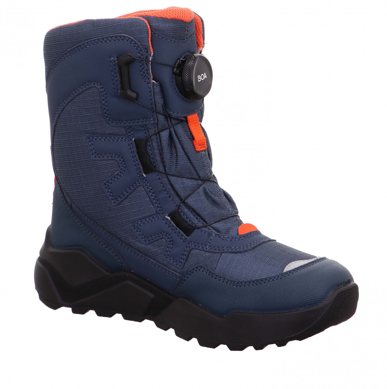 ROCKET - Blau/Orange Stiefel mit BOA® Drehverschluss