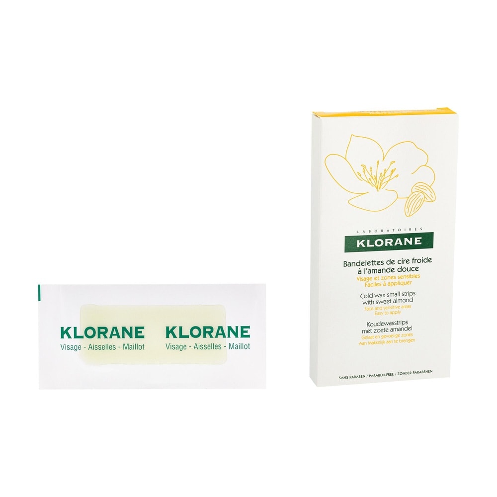 Klorane Cire froide pour visage Boîte de 6 bande s Cire froide