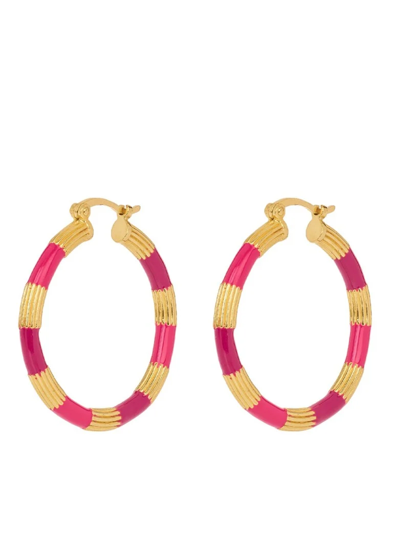 Anna + Nina Novocaine gold-plated earrings