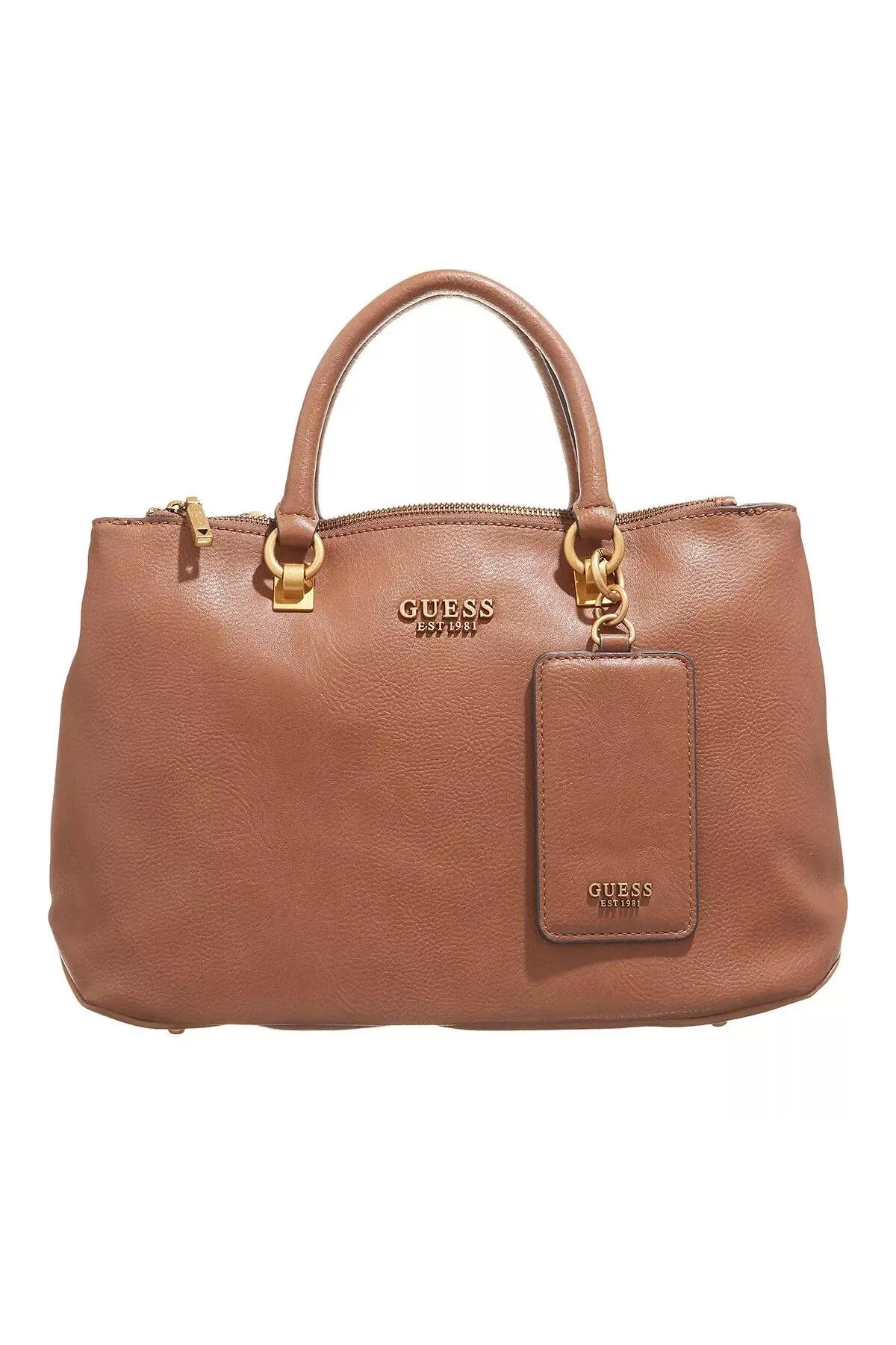 Guess  Arja Luxus Satchel Cognac