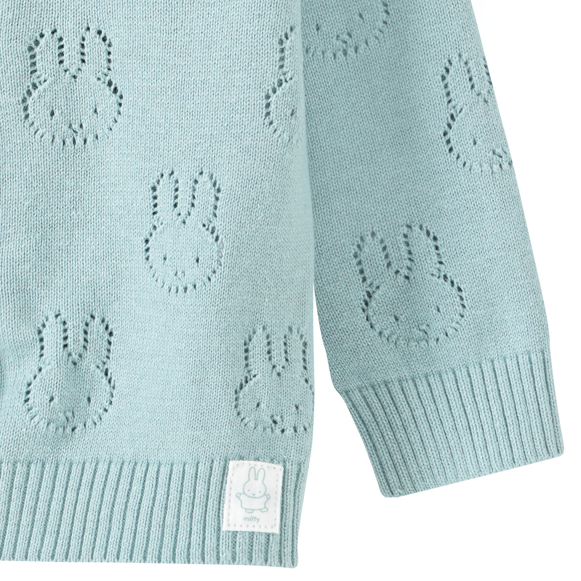 Miffy Strickjacke mit Lochmuster