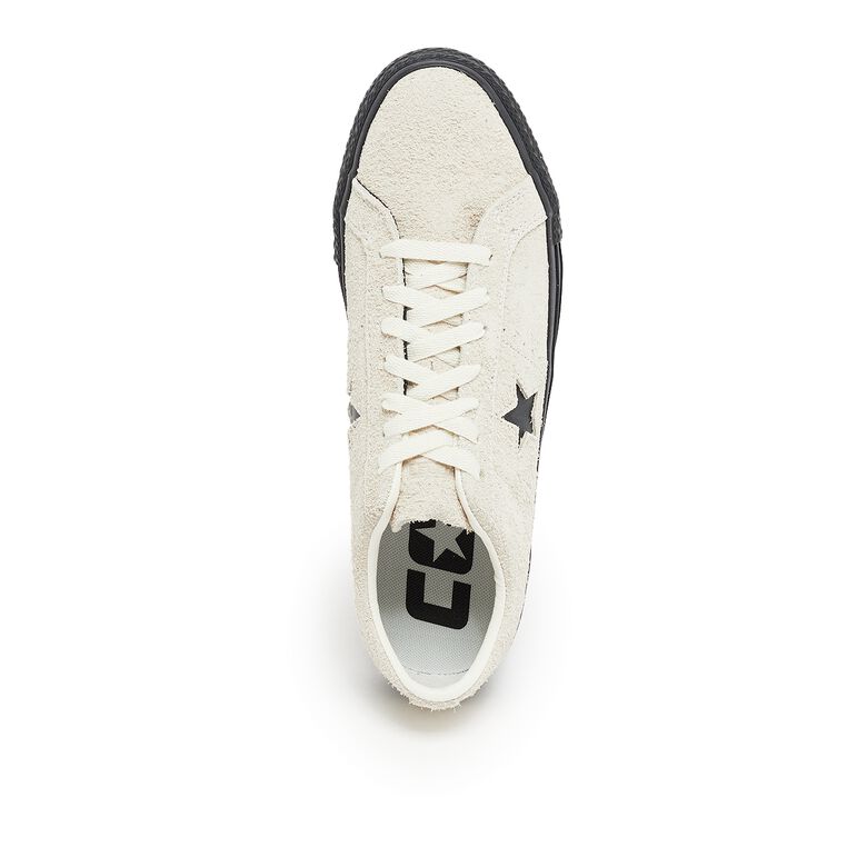 Converse Cons One Star Pro Shaggy Suede egret/egret/black