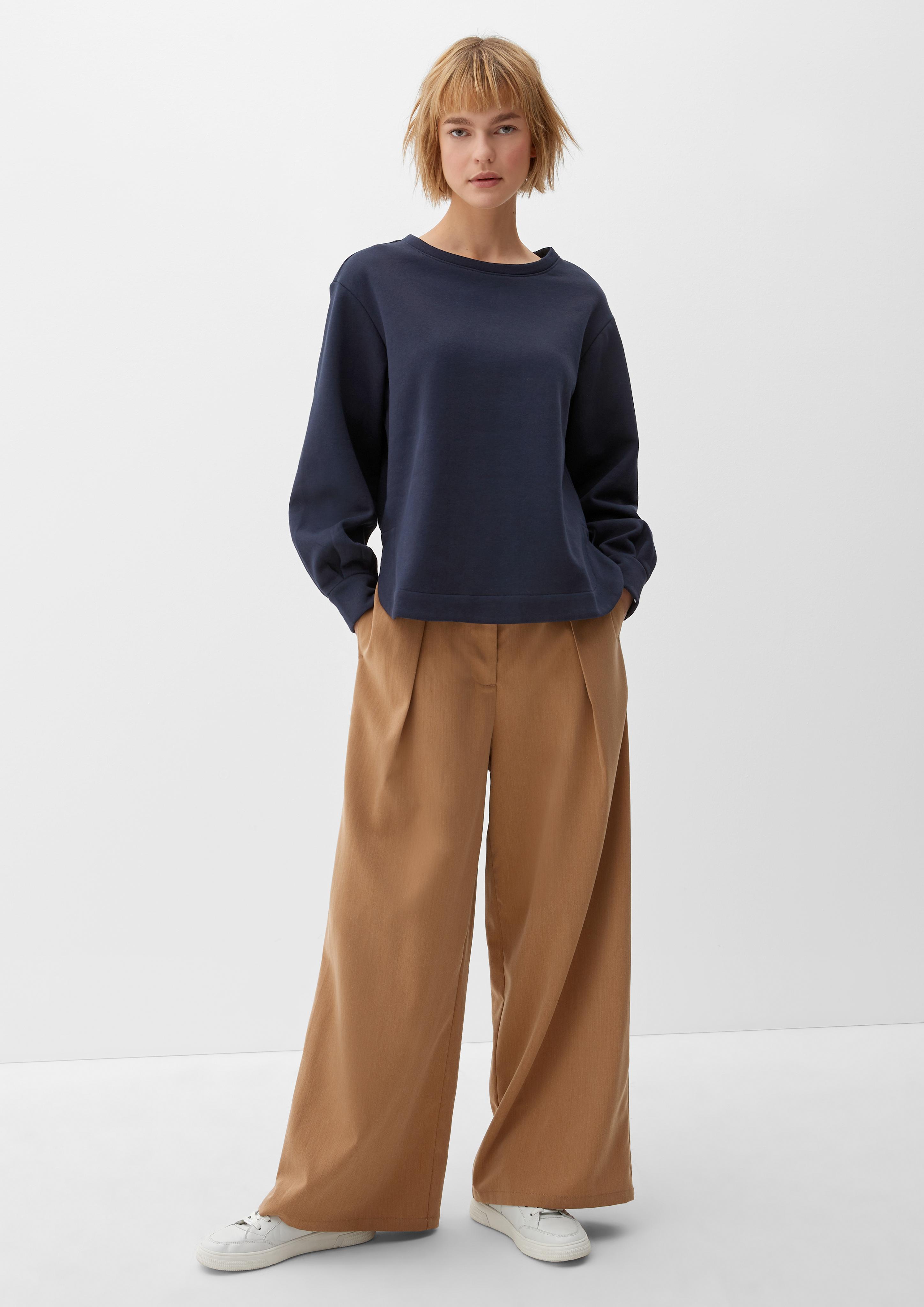 Sweatshirt mit abgerundetem Saum  2121410-5959