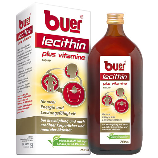 BUER LECITHIN Plus Vitamine flüssig  750 ml  Flüssigkeit