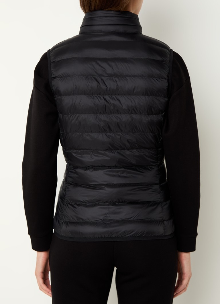 „Emporio Armani“ dygsniuotas liemenėlė su logotipu ir užtrauktukais užsegamomis kišenėmis