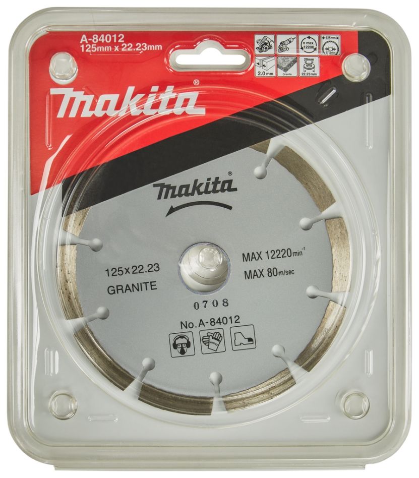 Makita Zubehör A-84012 Diamanttrennscheibensegment 125 x 22,23 x 2,0 mm