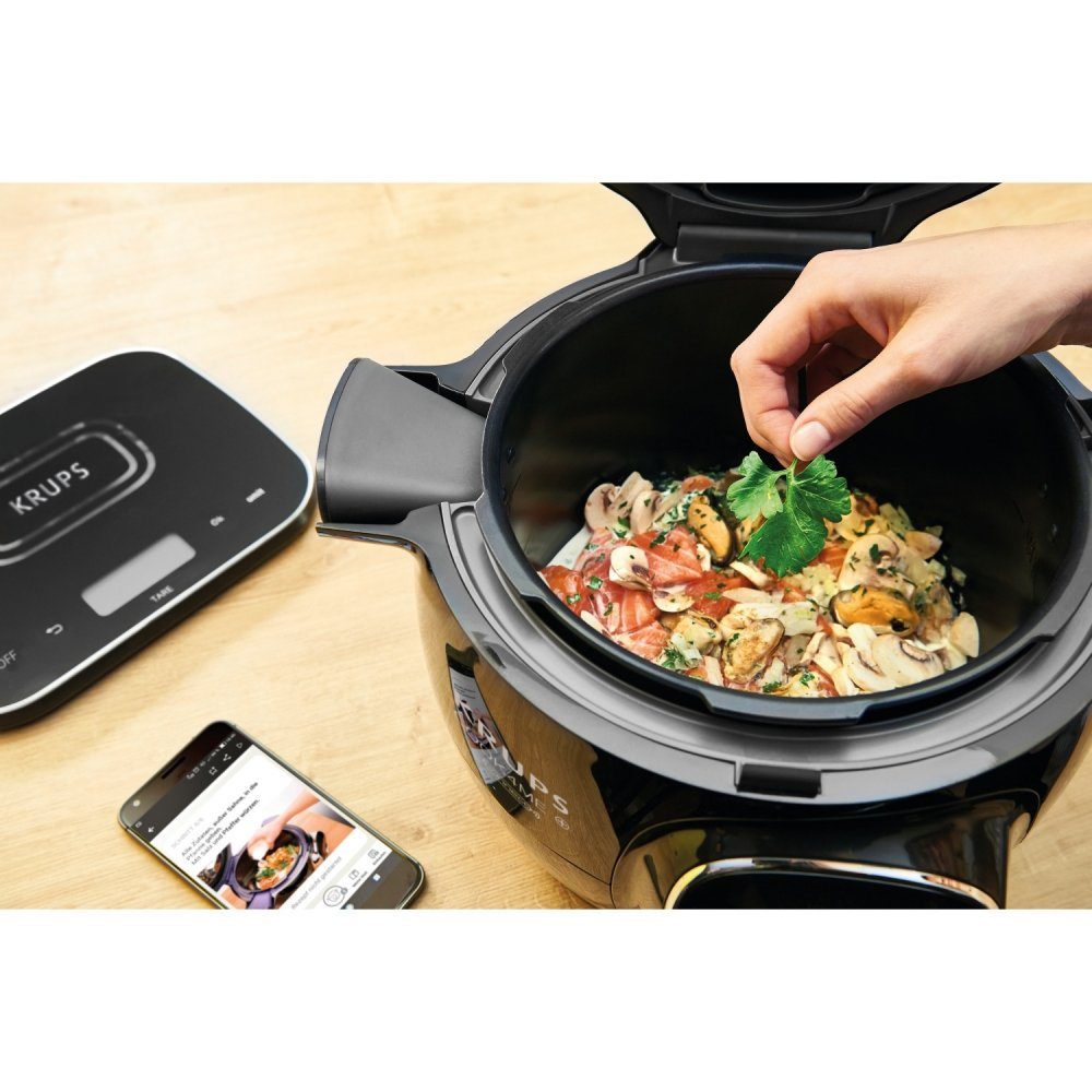 Krups Multikocher CZ856 Cook4Me+ Grameez - Multikocher - schwarz/silber