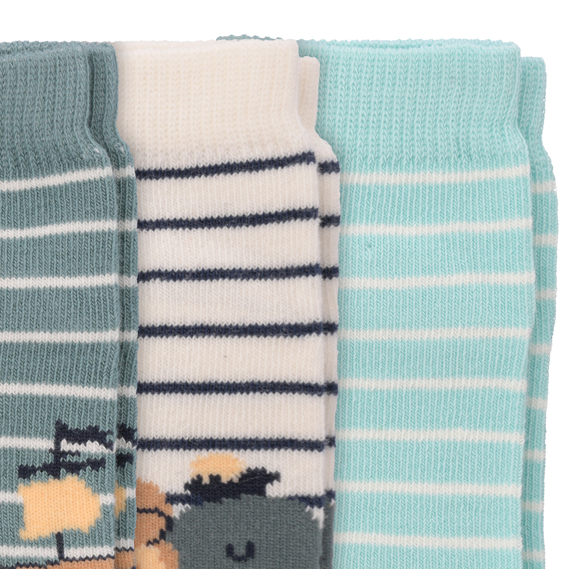 3 Paar Baby Kurzsocken im Set