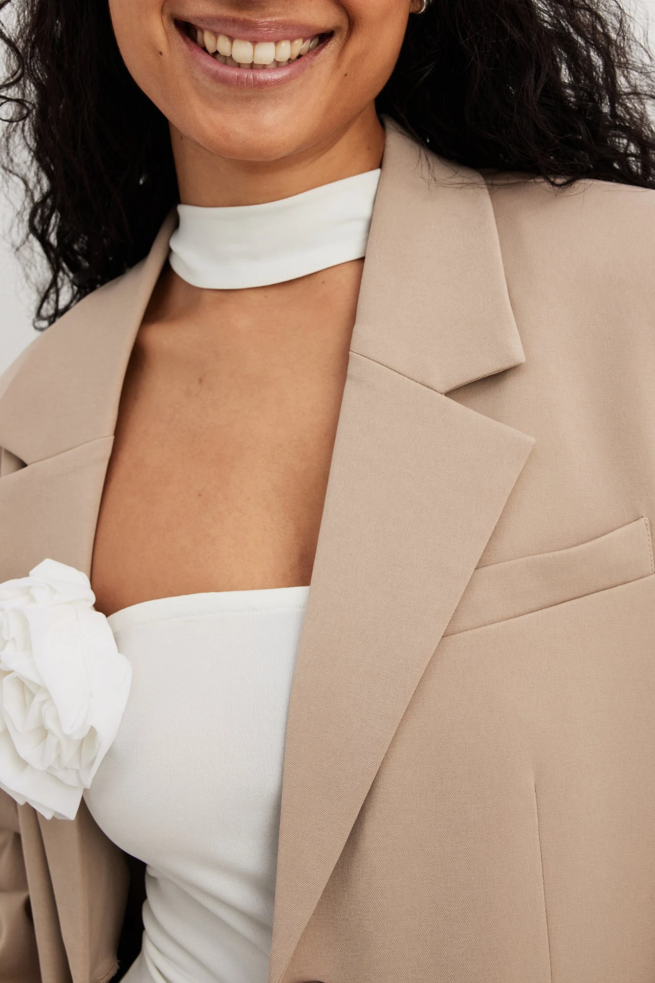 Figurbetonter Oversize-Blazer