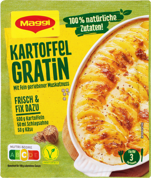 Maggi Fix für Kartoffel Gratin