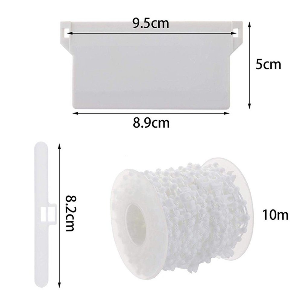 Jalousie Slat Blind Weight Plates,12 Stück Slat Blind Replacement Parts 89 mm, SCRTD, für Vertikaljalousien Gewichte Slats Curtain Door Window