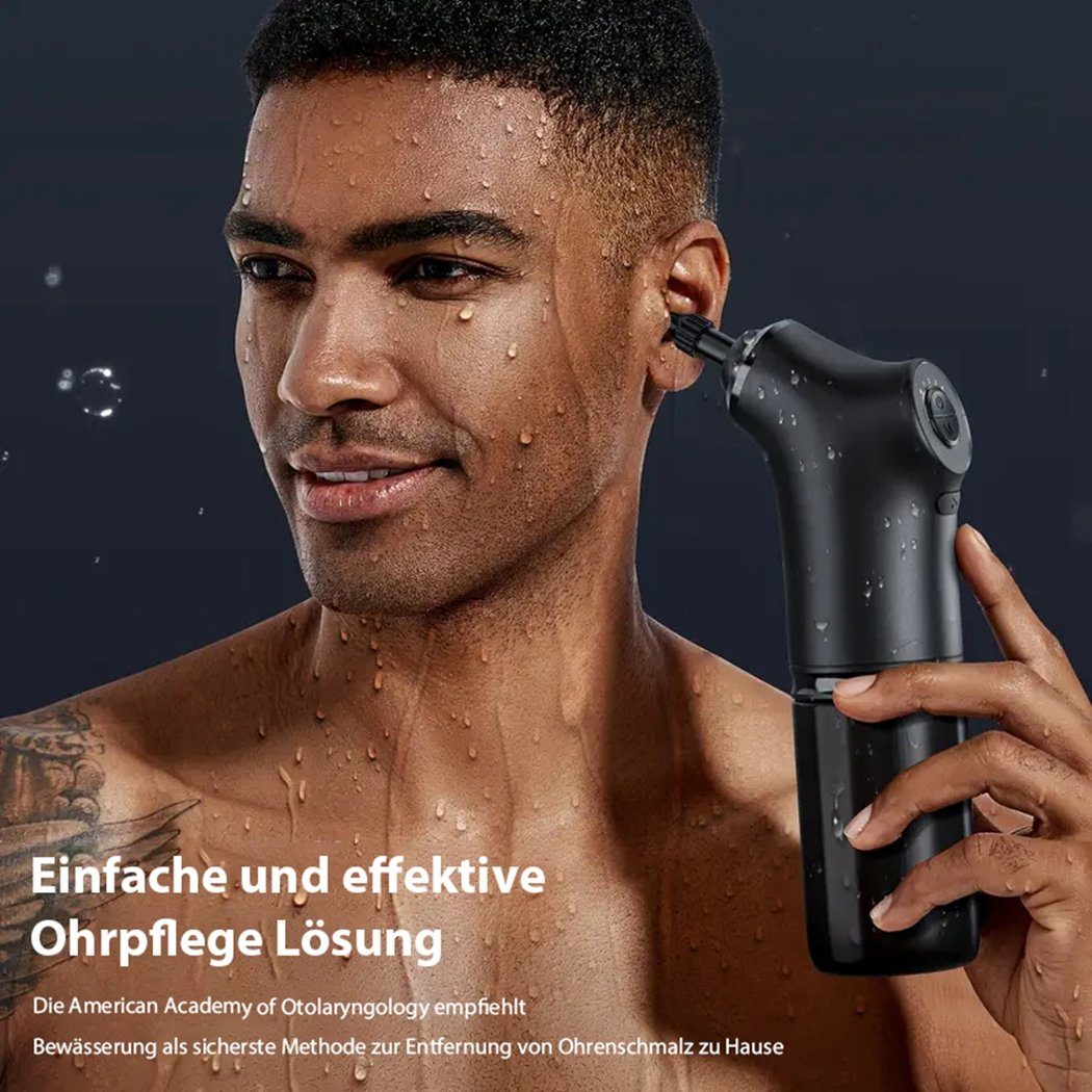 TUABUR Ohrenreiniger Ohrenschmalz-Entfernungsset, elektrischer Ohrenreiniger für die Dusche