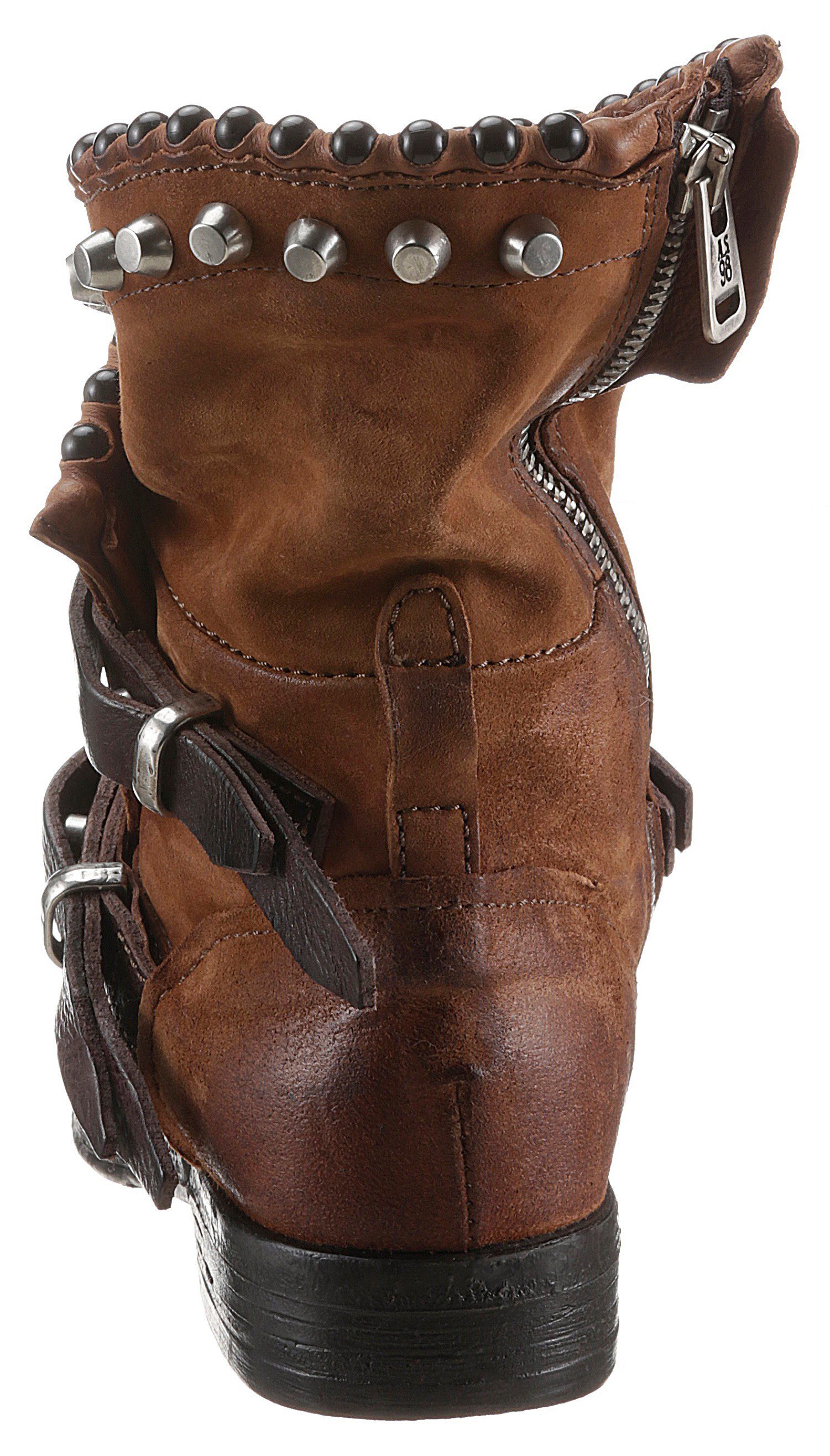 A.S.98 VERTI Bikerboots im angesagten Used Look