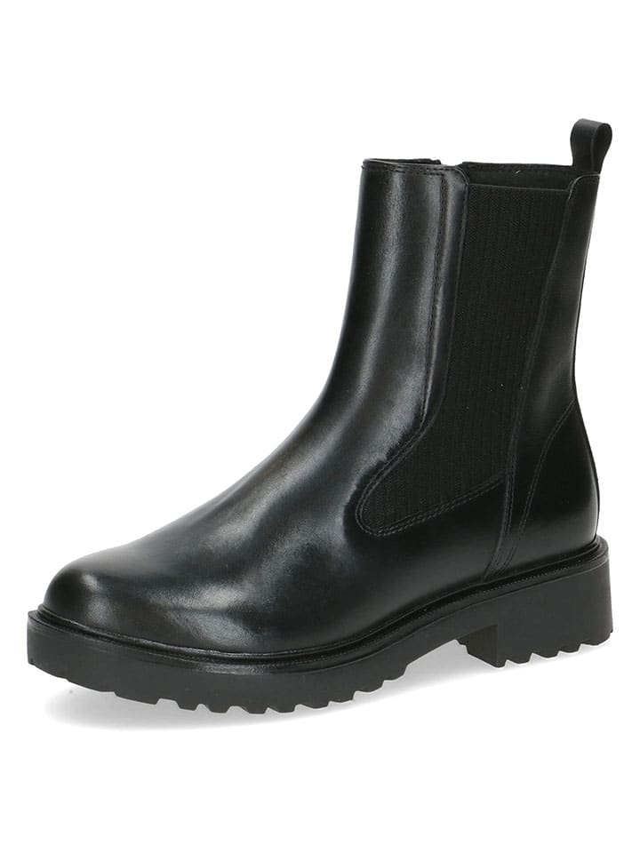 Caprice Leder-Boots in Schwarz günstig kaufen