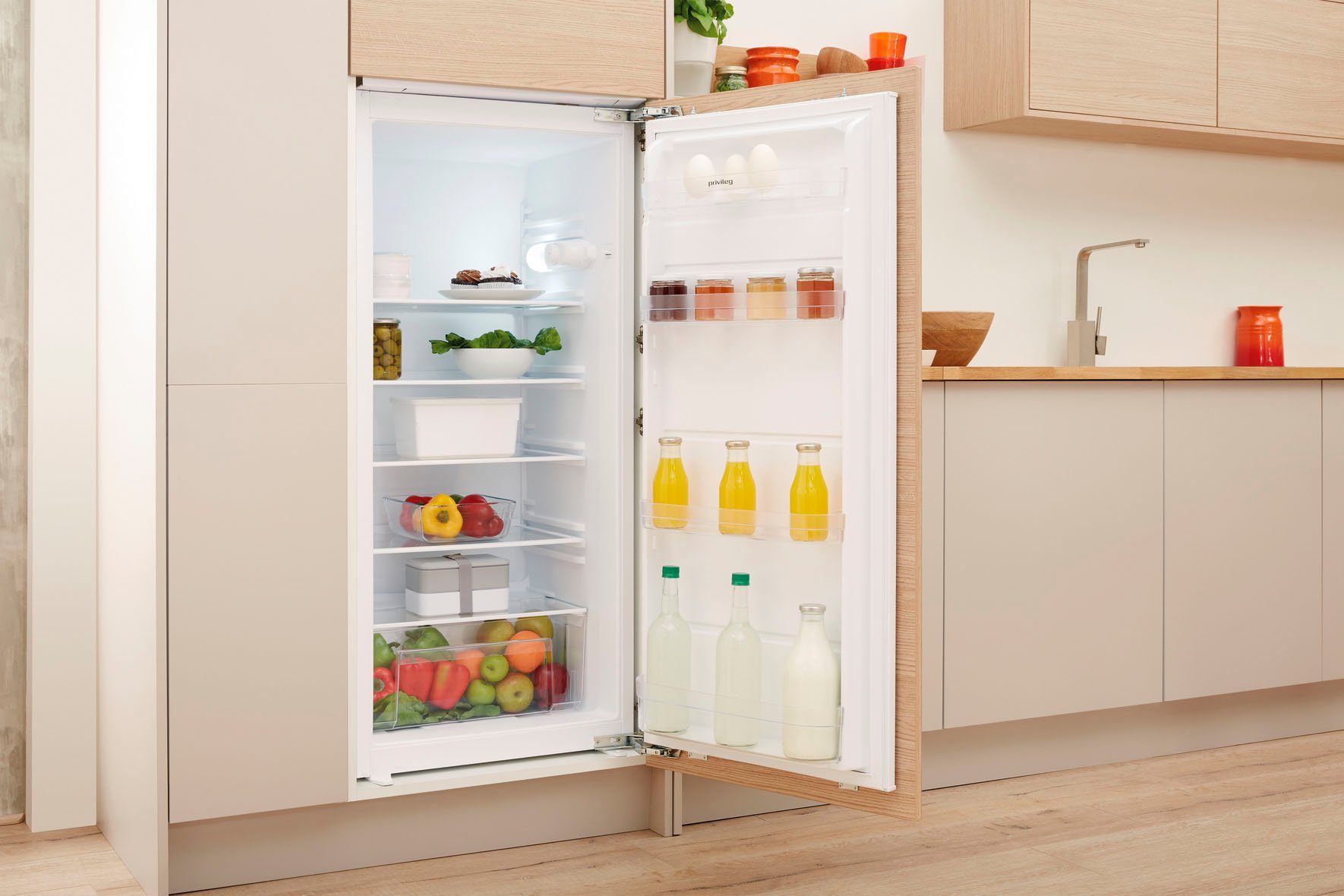 Privileg Einbaukühlschrank PRCI 336, 122,5 cm hoch, 54 cm breit