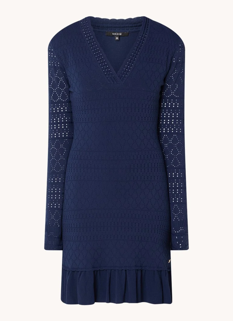 Vestido midi NIKKIE Exmore con estampado calado