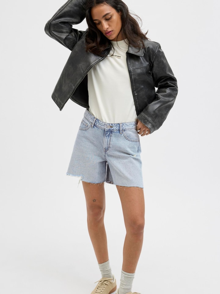 JJXX Jeans-Shorts in Light Blue Denim günstig kaufen