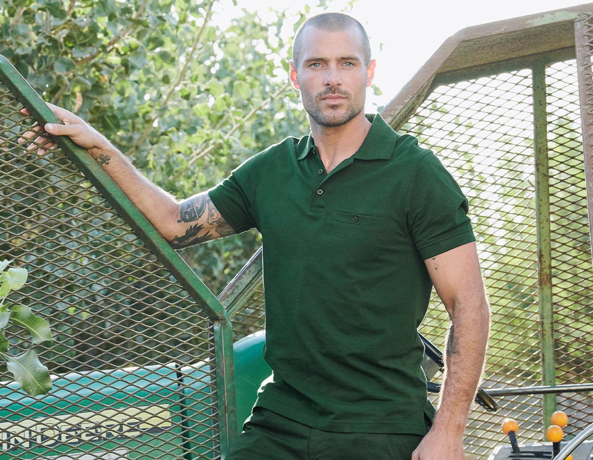 e.s. Polo-Shirt cotton Pocket