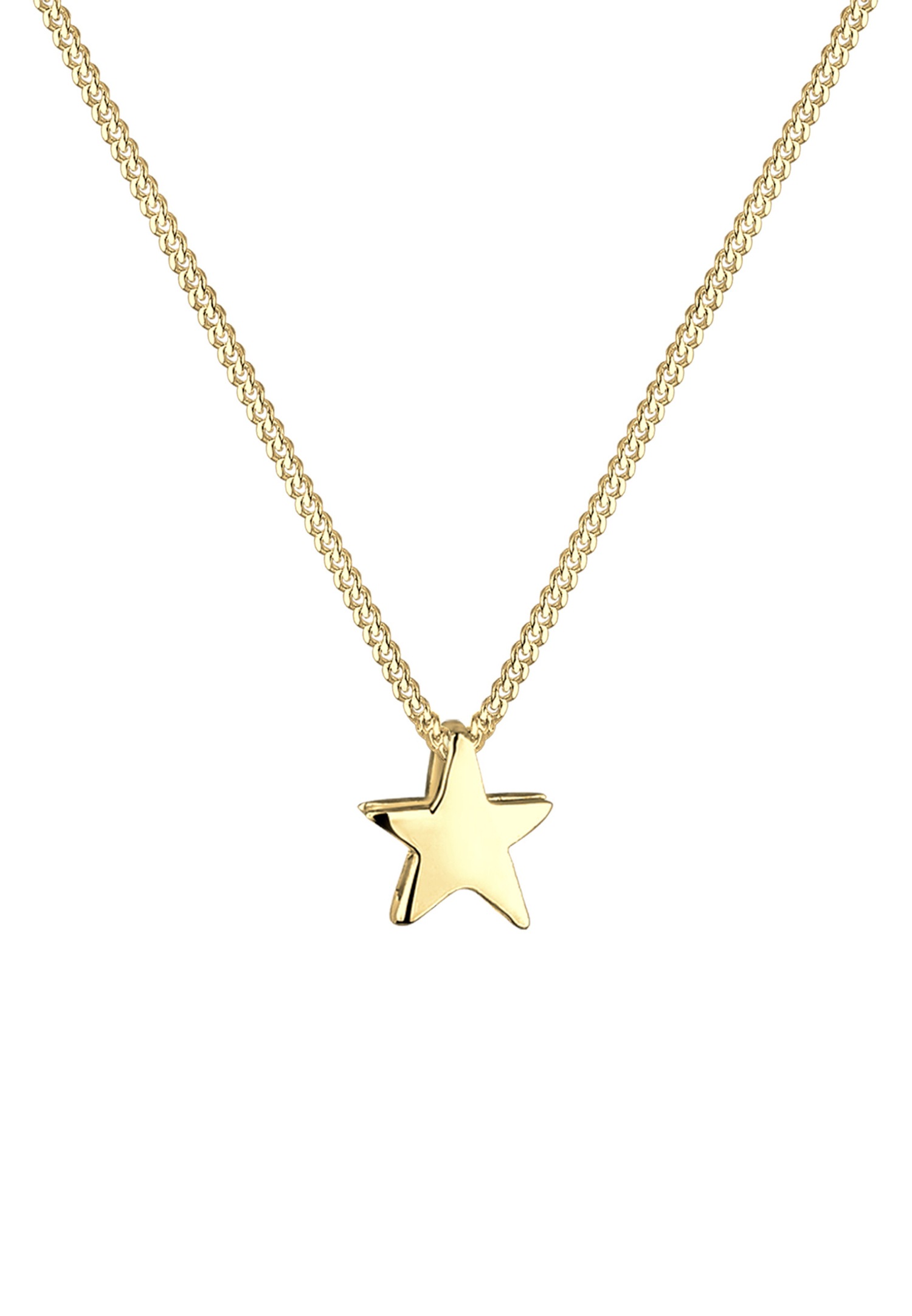 Elli Women's Star Filigree Astro Pendant in 925 Sterling Silver