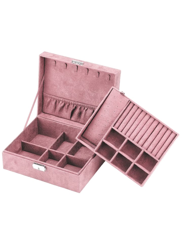 Intirilife Juwelenbox Schmuckschatulle in Rosa günstig kaufen onesize
