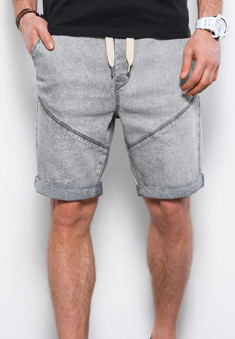 Pantalones cortos de mezclilla ombré