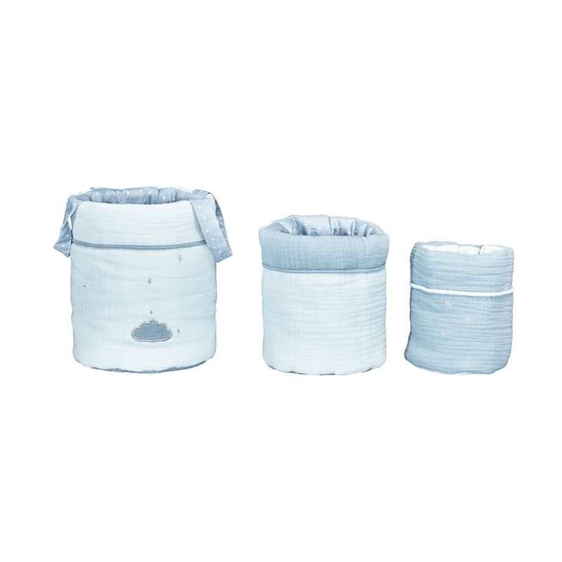 Lot de 3 paniers de rangement Lily