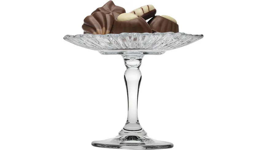 Pasabahce Platte auf Fuß Mini Patisserie