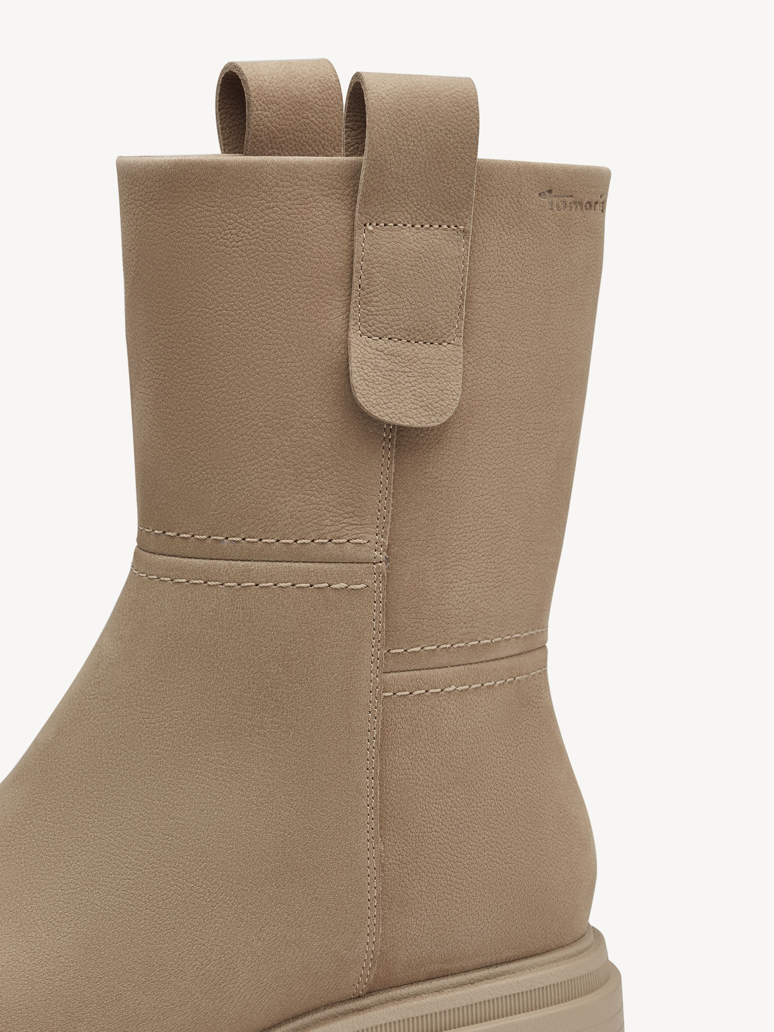 Bottine en cuir - marron doublure chaude