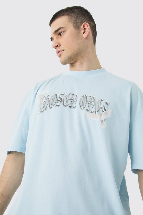 Tall kastiges Oversize T-Shirt