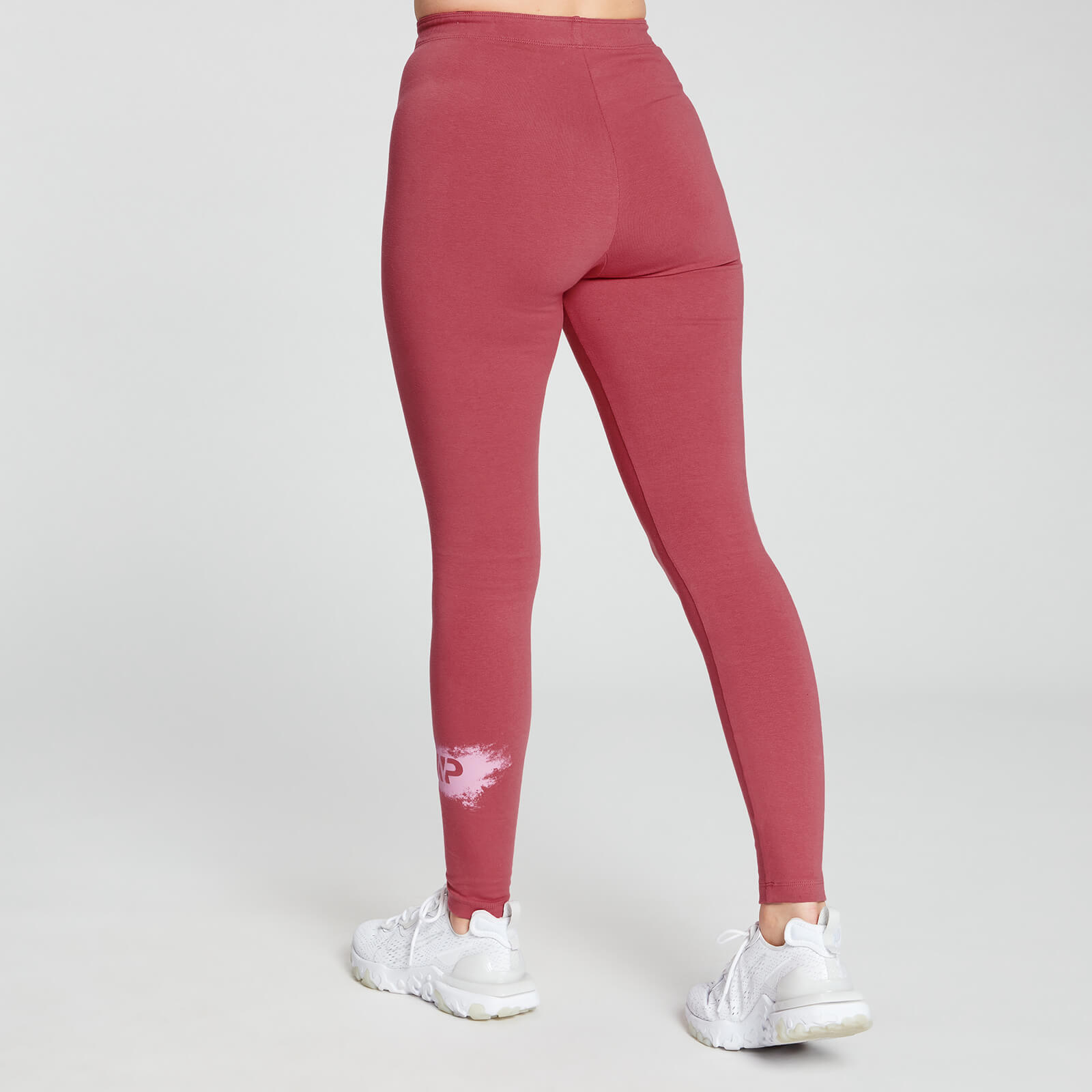 MP Women's Chalk Graphic Leggings - Berry Pink
