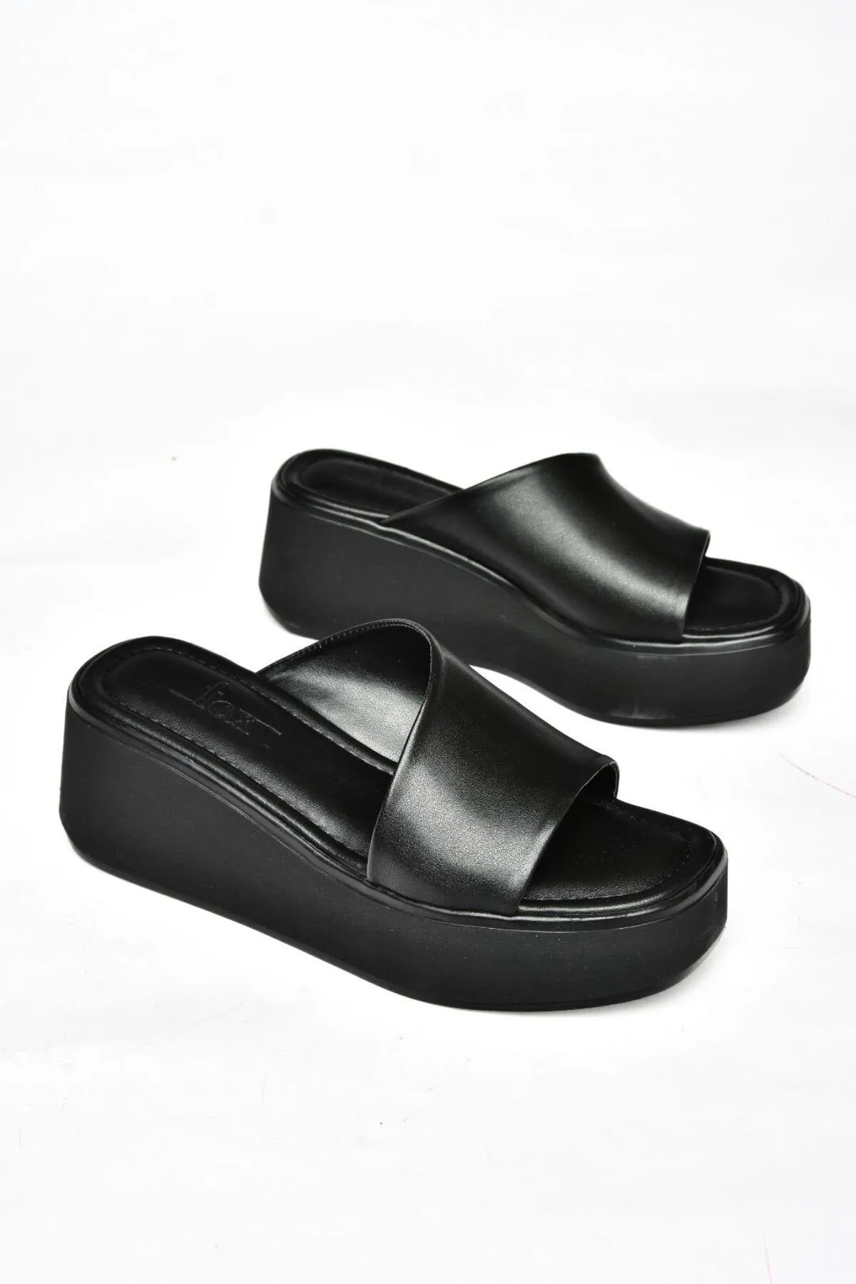 Fox Shoes  Pantolette - Schwarz - Flacher Absatz