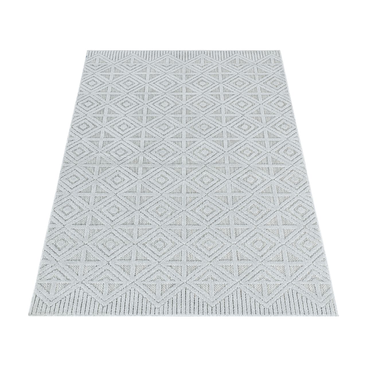 Ayyildiz Teppich, BAHAMA 5156, GREY, 140 x 200 cm