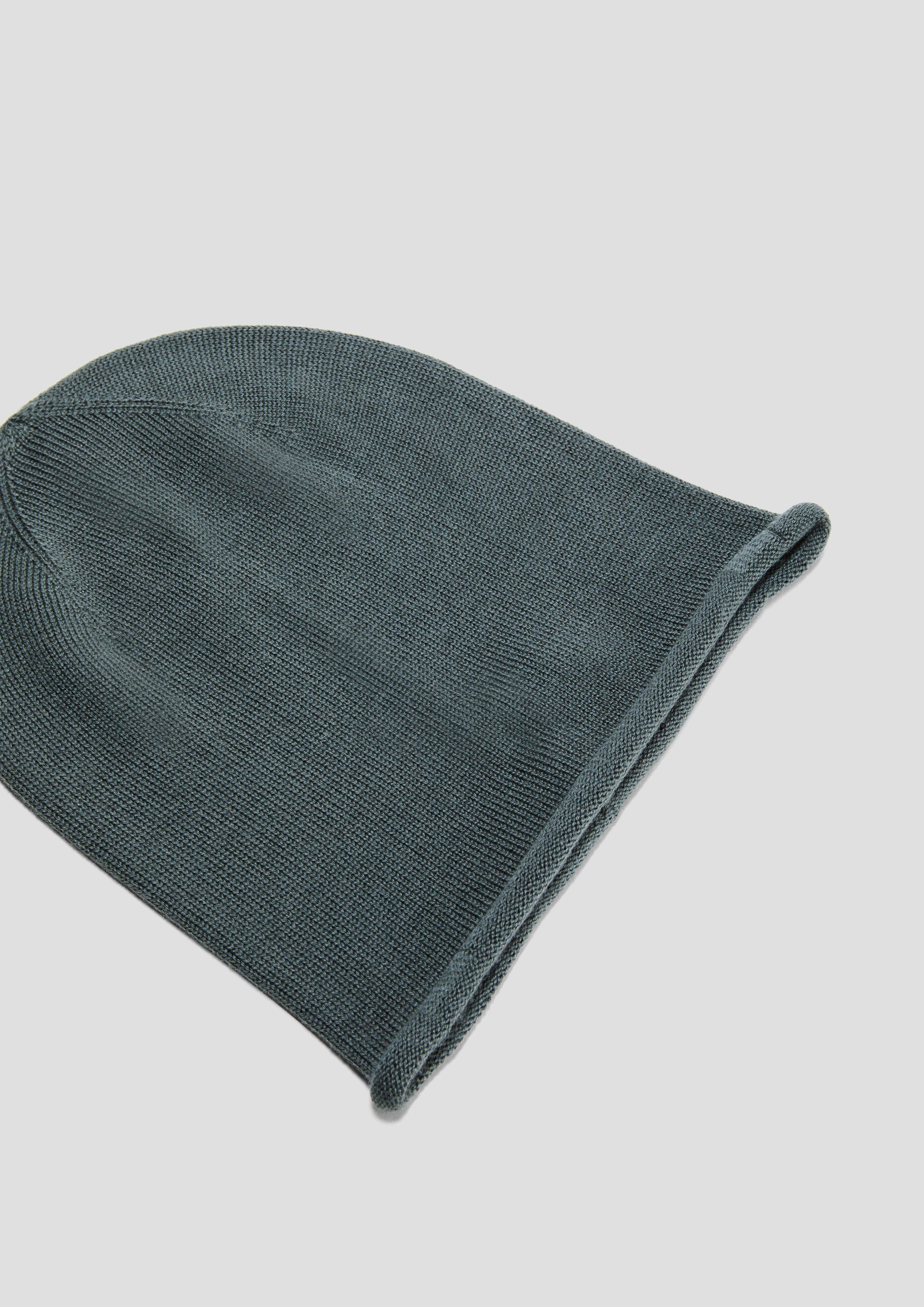 Feinstrick-Beanie aus Wollmix  2133580-7909
