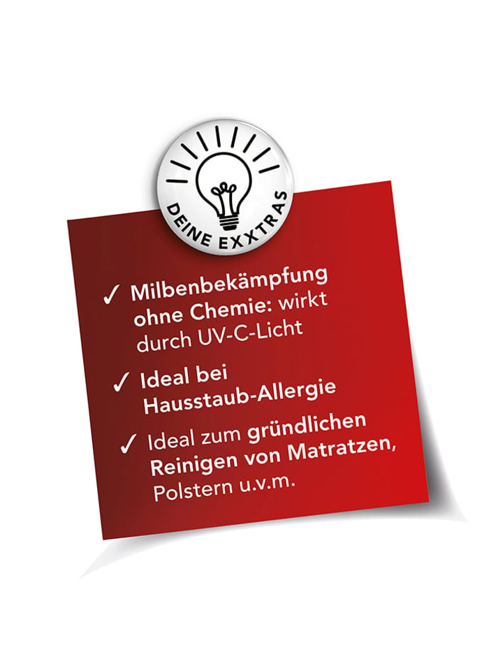MAXXMEE Anti Milbensauger mit UV C Licht HEPA Milben Handstaubsauger günstig kaufen onesize
