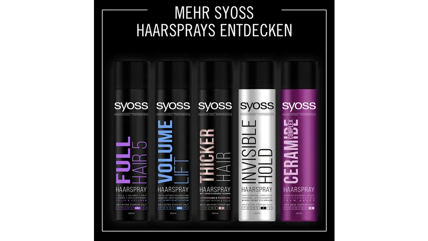 syoss Haarspray Max Hold Haltegrad 5 400 ml